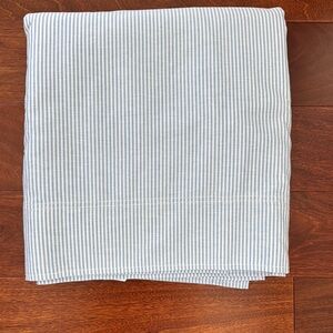 Lands' End King Oxford Cloth Cotton Flat Sheet